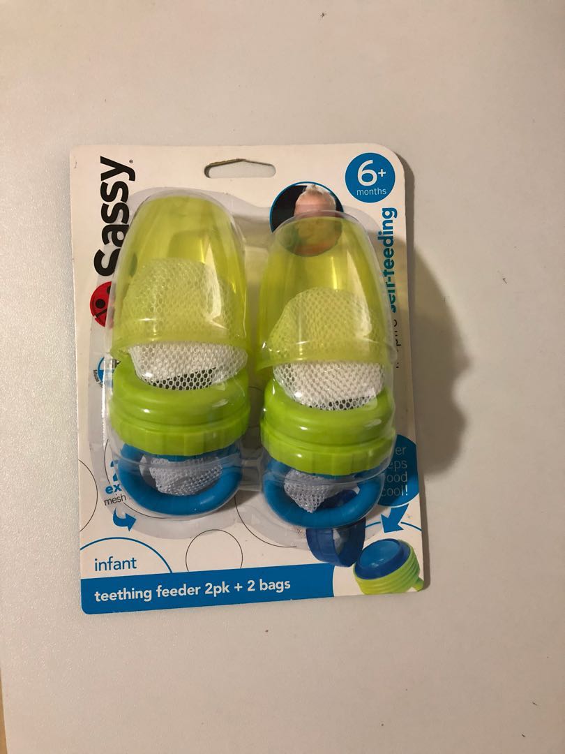 Sassy Teething Feeder X 2 Babies Kids Nursing Feeding On