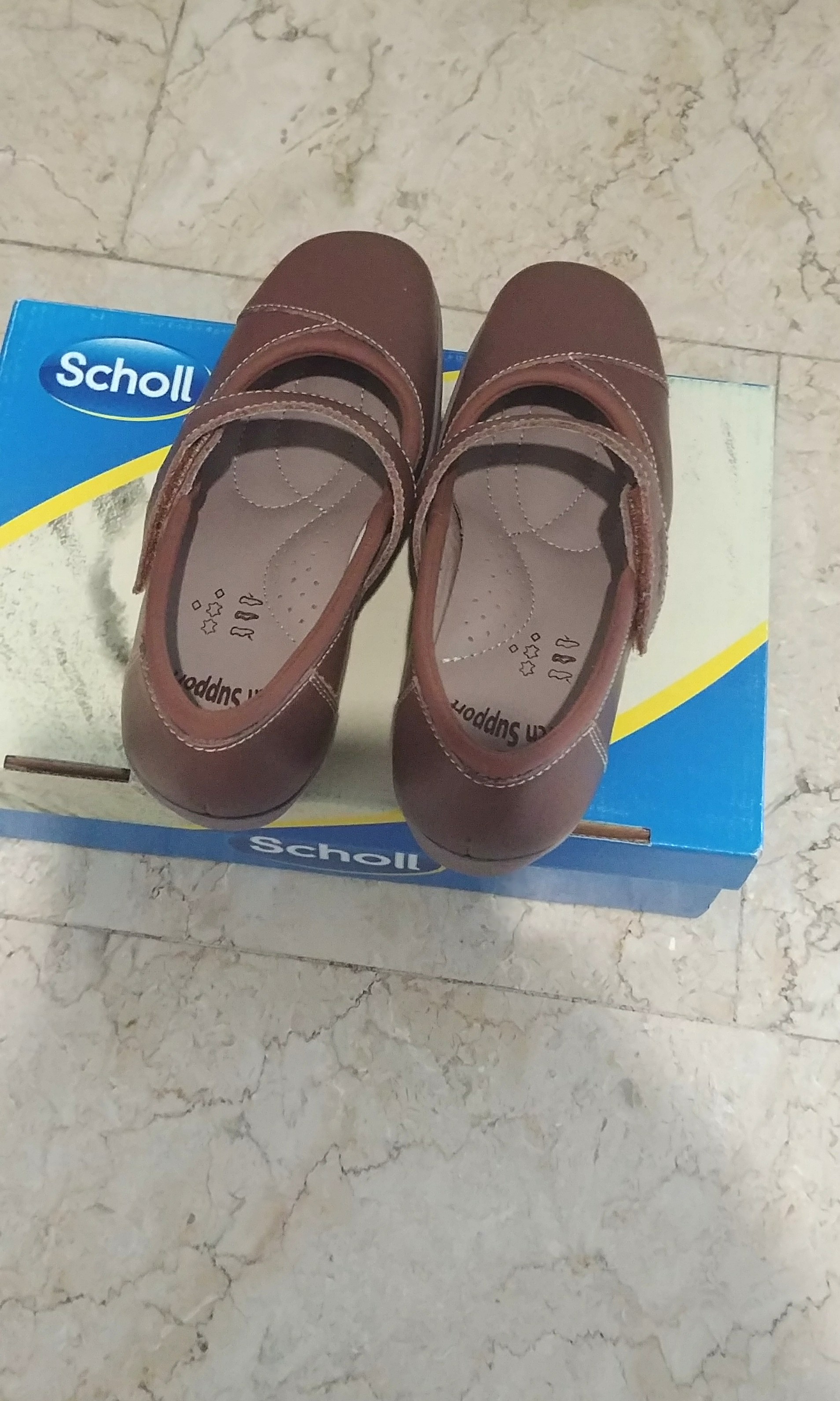 Great Singapore Sale Scholl Shoes Brown 