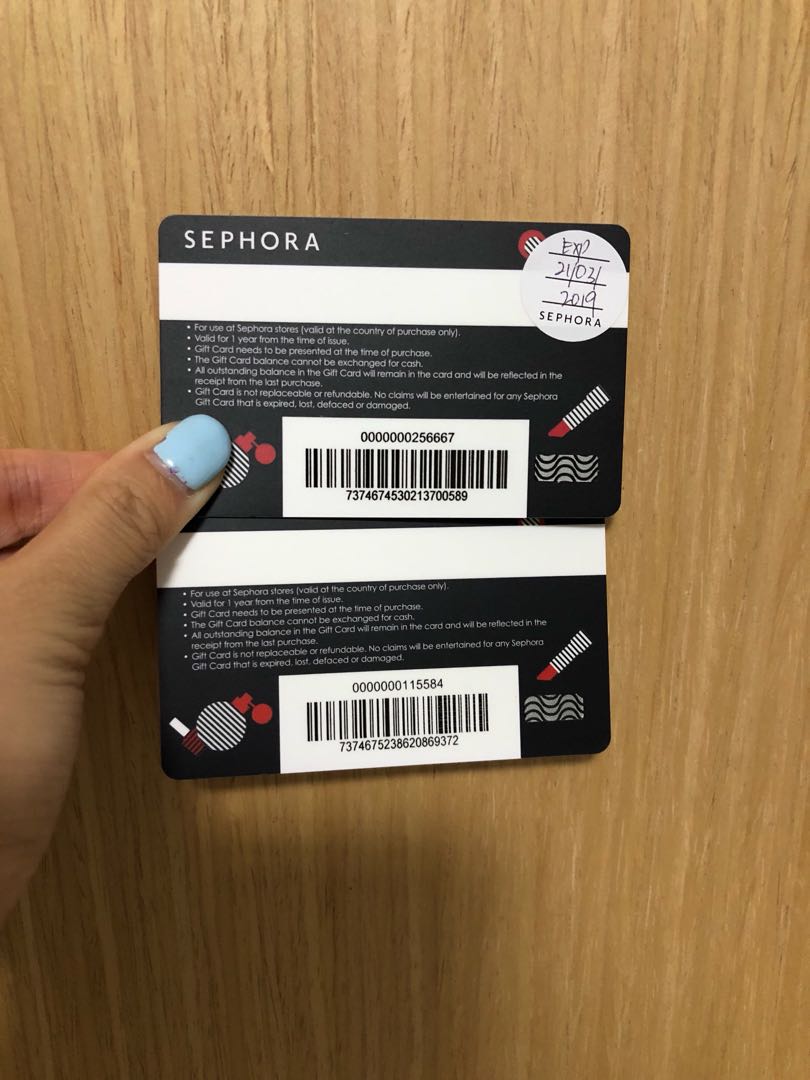 how to check the balance on a sephora gift card