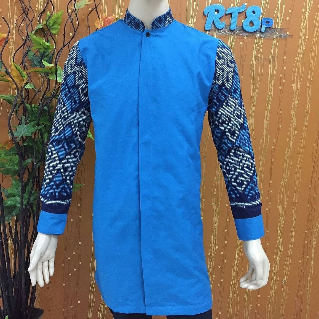 Songket Batik Style Kurta Baju Melayu Lelaki Men S Fashion Tops Sets Formal Shirts On Carousell