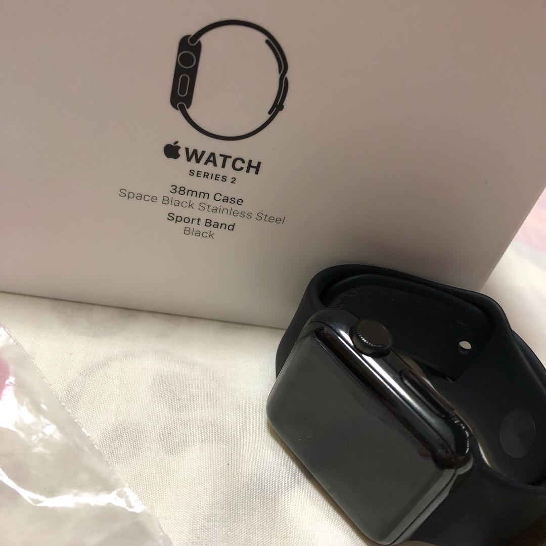 Space Black Stainless Steel 38mm Apple Watch Series 2 Electronics Others On Carousell
