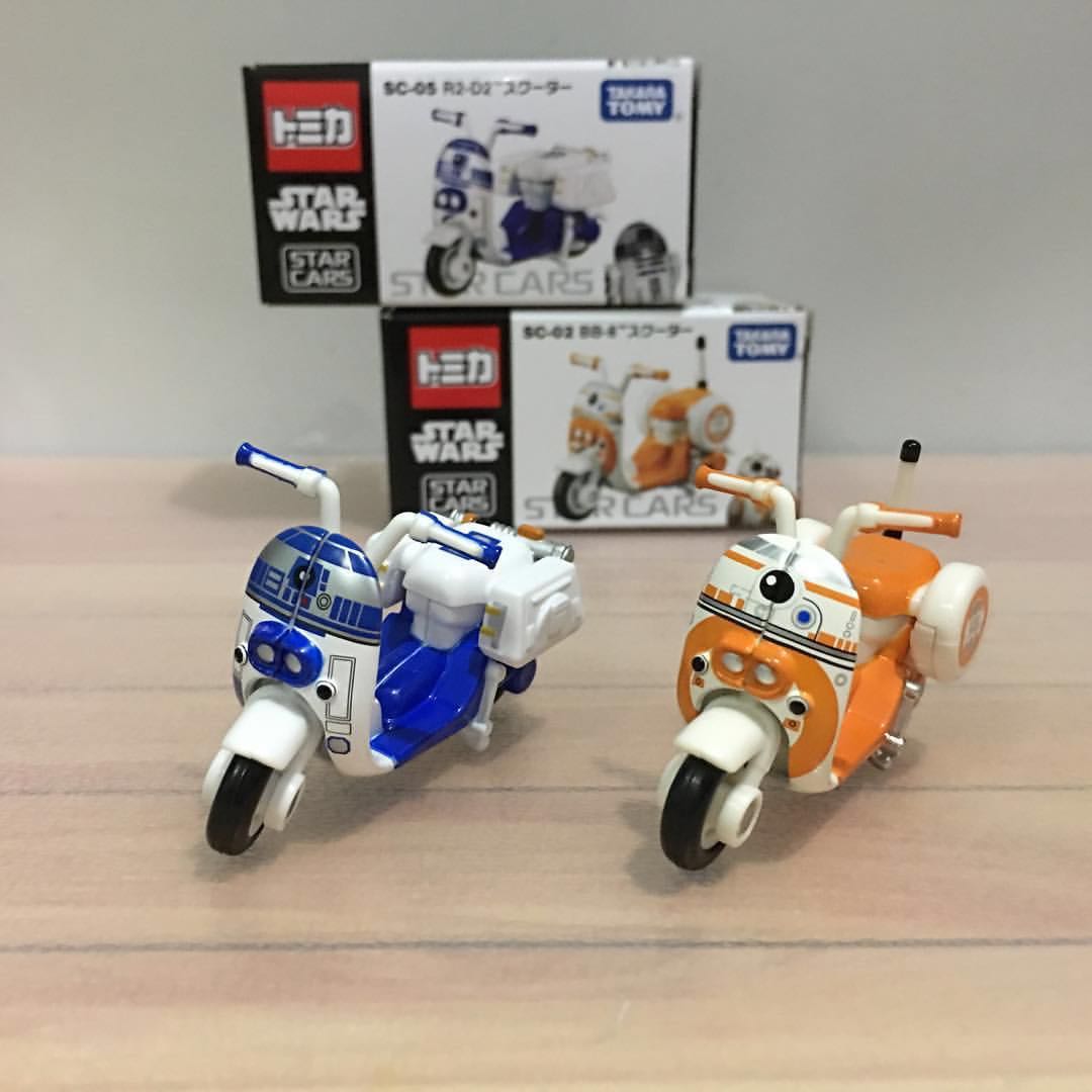 Tomica Car Star Wars Bb8 And R2d2 Scooter Brand New Toys Games