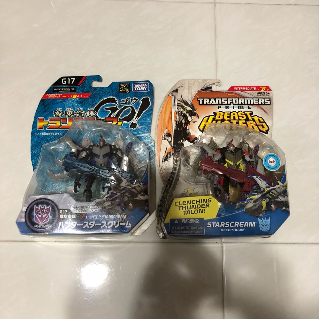 Transformers GO! - Hunter Starscream & Beast Hunter - Starscream (both ...