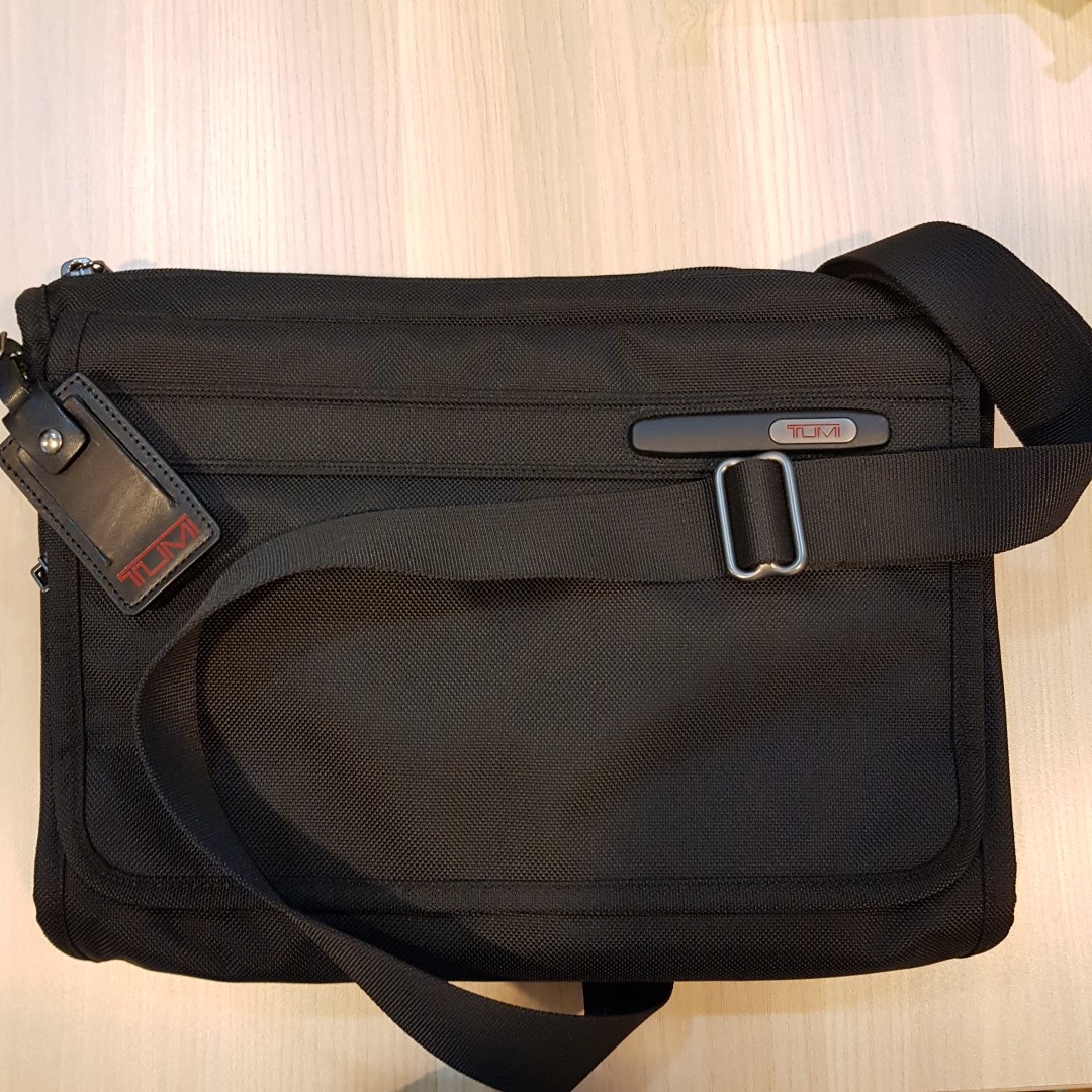 Tumi Flap Zip Crossbody Men s Fashion Bags Sling Bags on Carousell