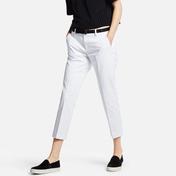 womens stretch cropped trousers