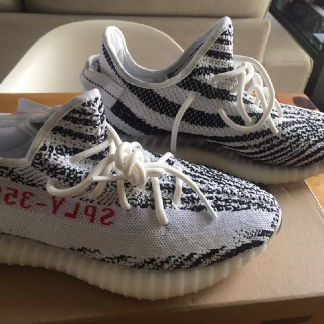 yeezy black and white zebra