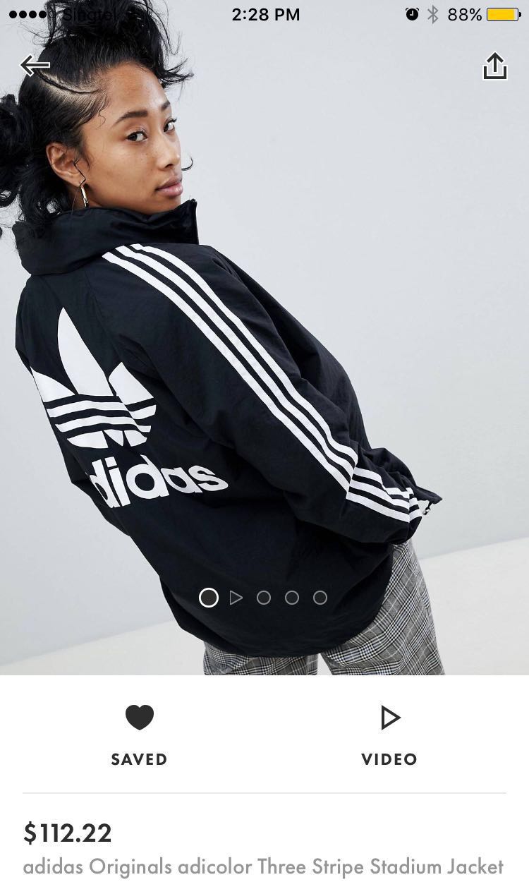 Adidas adicolor store stadium jacket