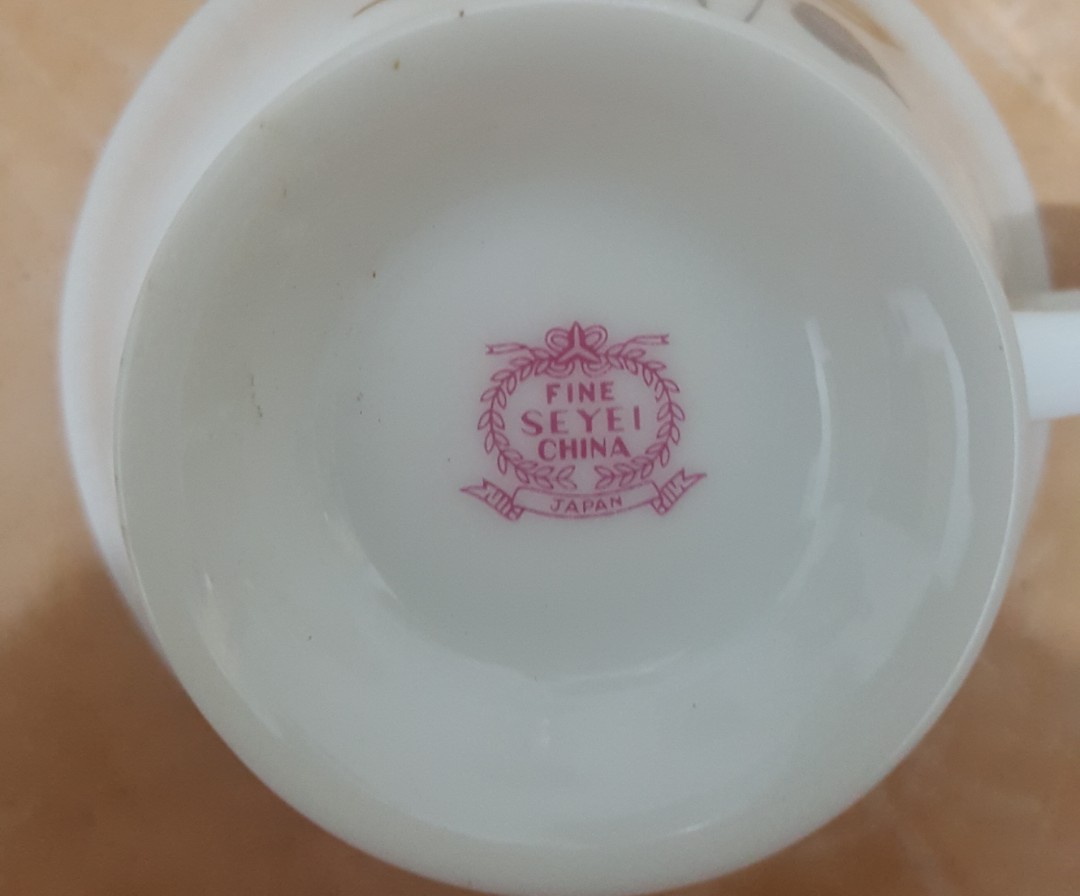 antique fine seyei china porcelain tea set 6, Furniture & Home Living