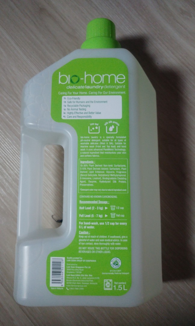 Bio Home Laundry Detergent 1 5l Home Appliances Cleaning Laundry On Carousell