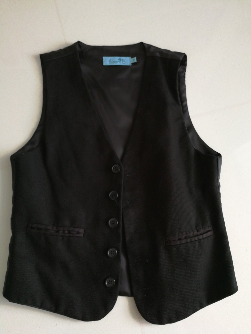 kids black vest