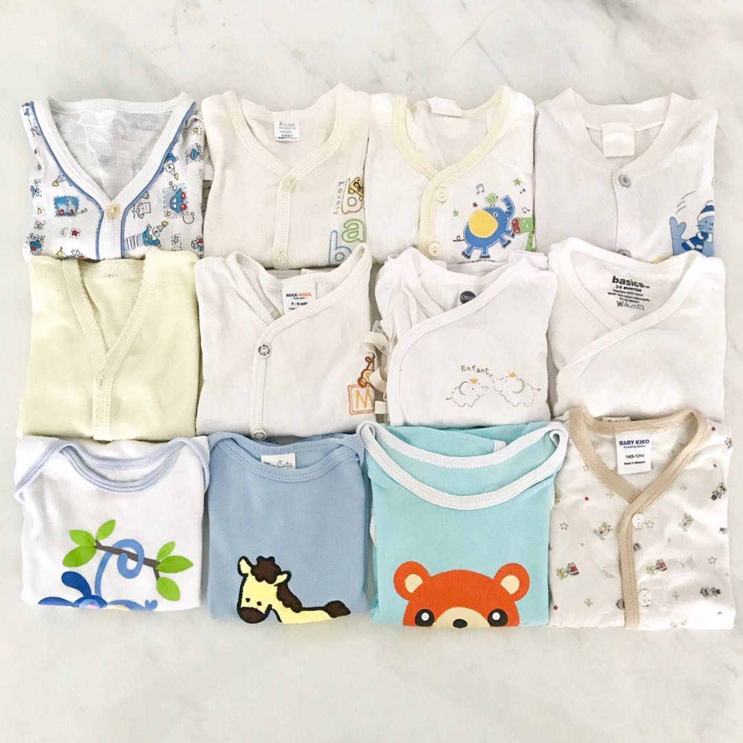 Bundle 12 Pieces Preloved Baby Boy Clothes 0 To 6 Months Babies