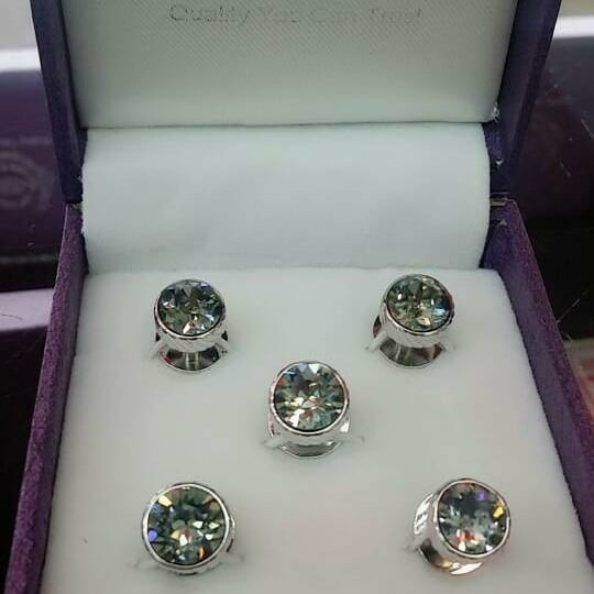 Butang Baju Melayu Eksklusif Swarovski, Men's Fashion, Accessories on