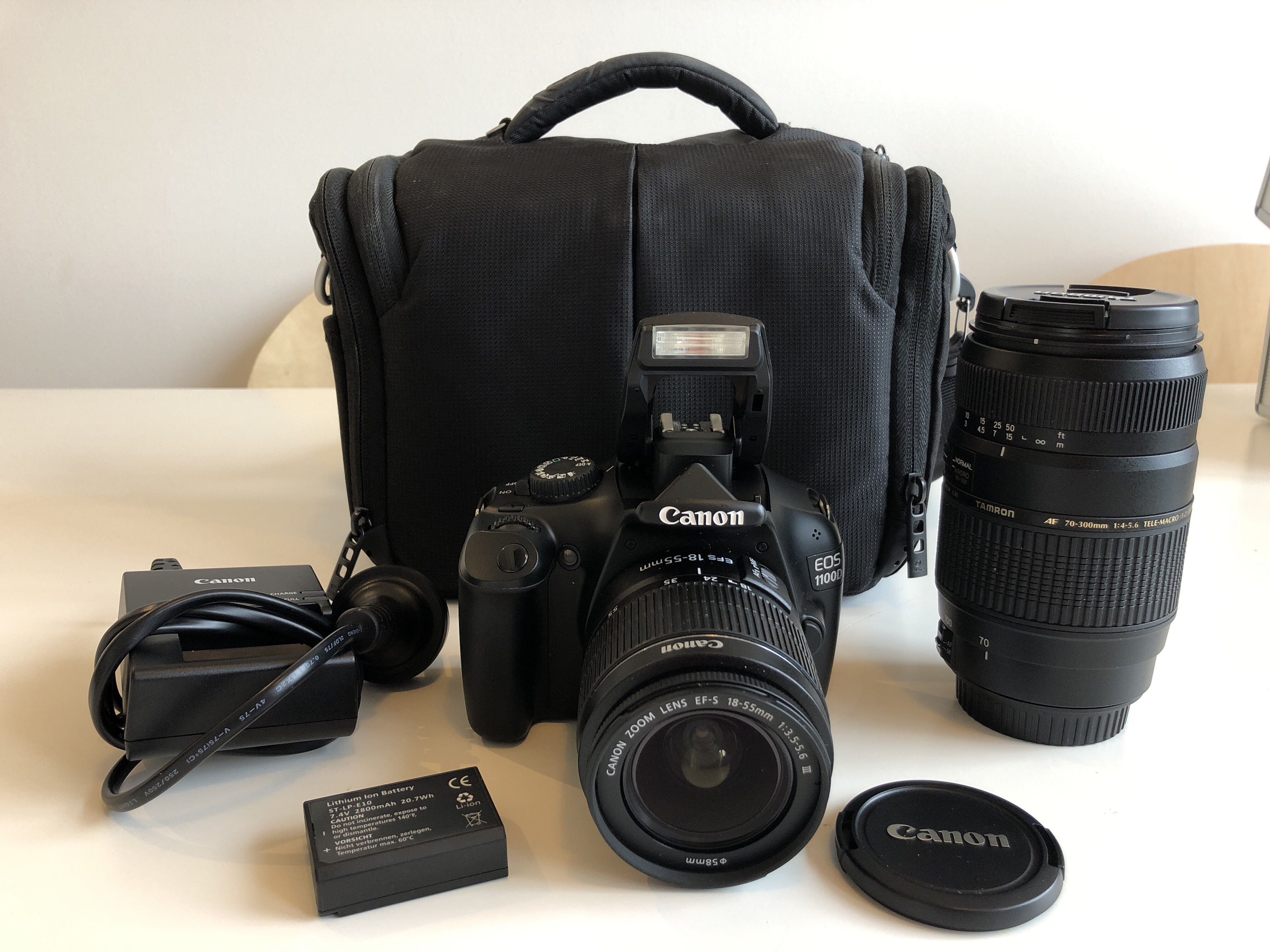 canon eos 1100d dslr camera tamron lense