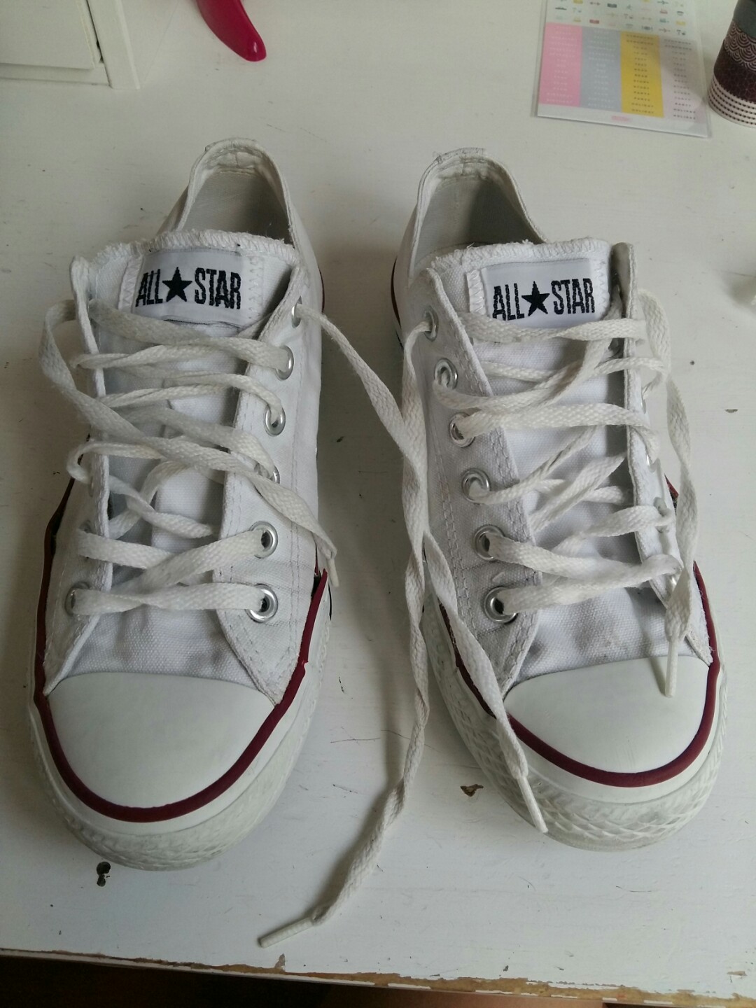 CLEARANCE Converse All Star White Low 