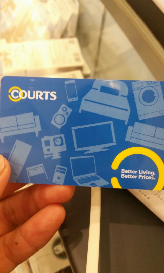 Courts Gift Card Voucher Value 400 For 350 Entertainment Gift Cards Vouchers On Carousell