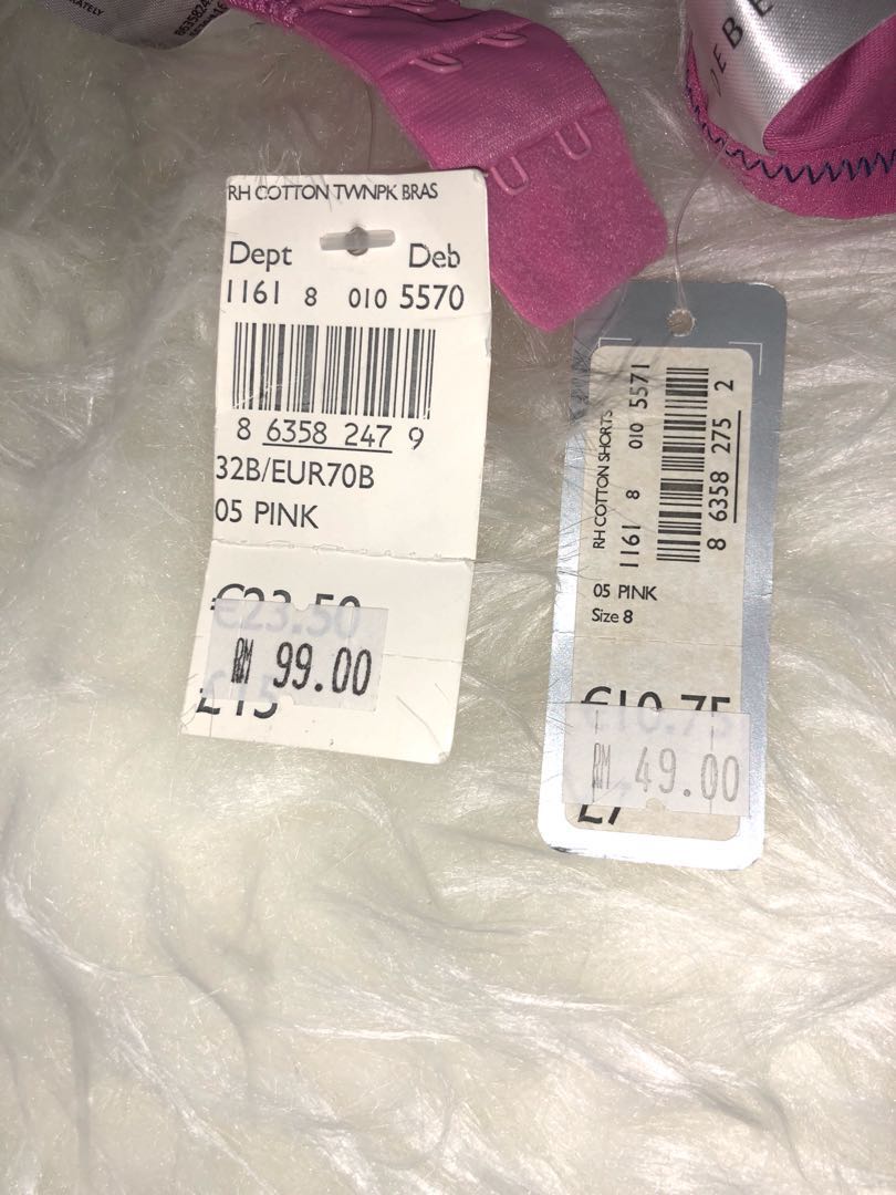 Debenhams Redherring Bra/Panties Set, Women's Fashion, New