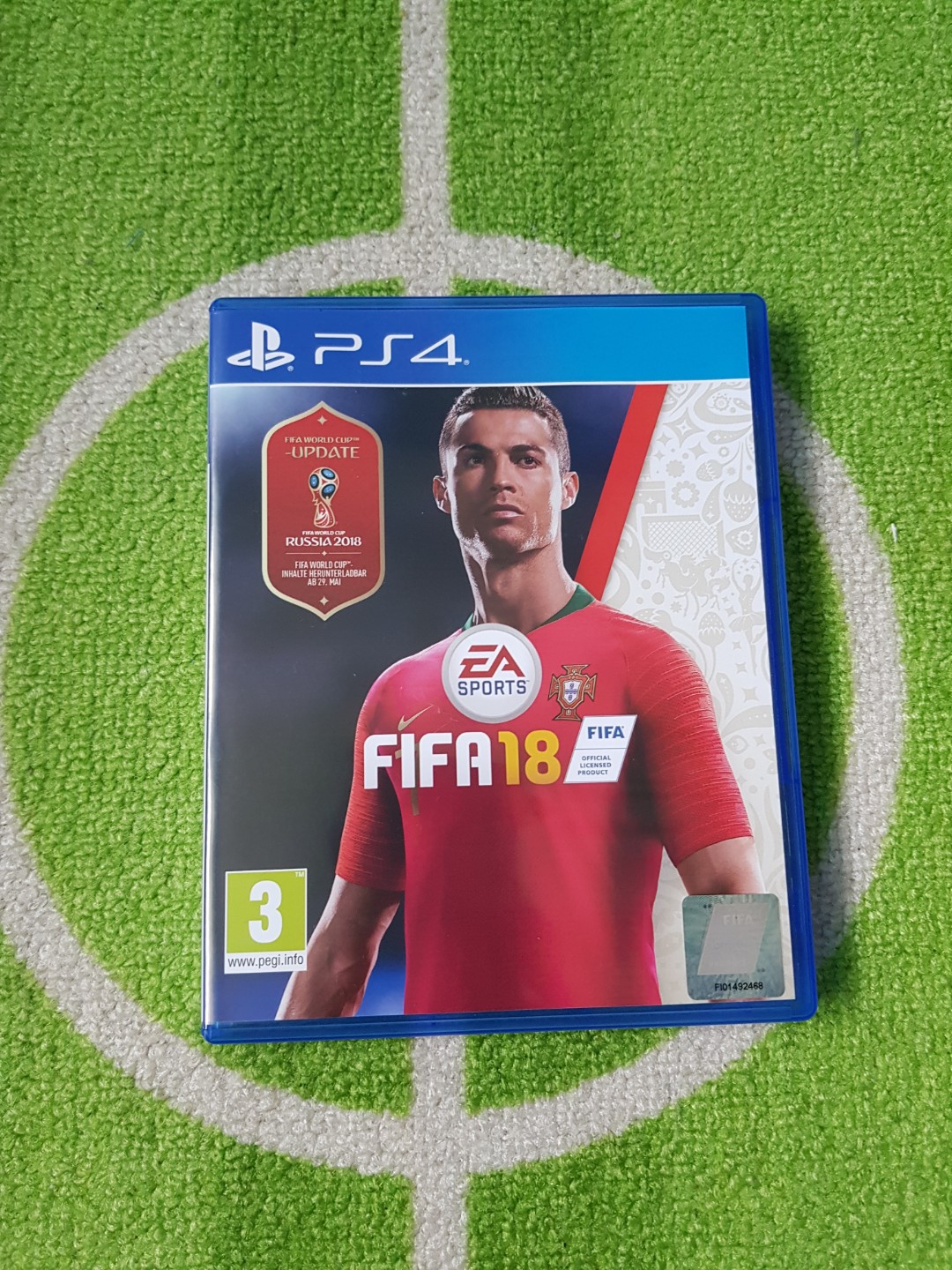 Fifa 18 Ps4 Ronaldo Cover Protugal European Champion Download Free World Cup Edition Video Gaming Video Games Playstation On Carousell