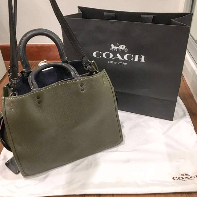 Coach genuine sales glovetanned leather