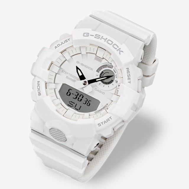 Authentic G shock GBA 800 7A White With Bluetooth Step Tracker