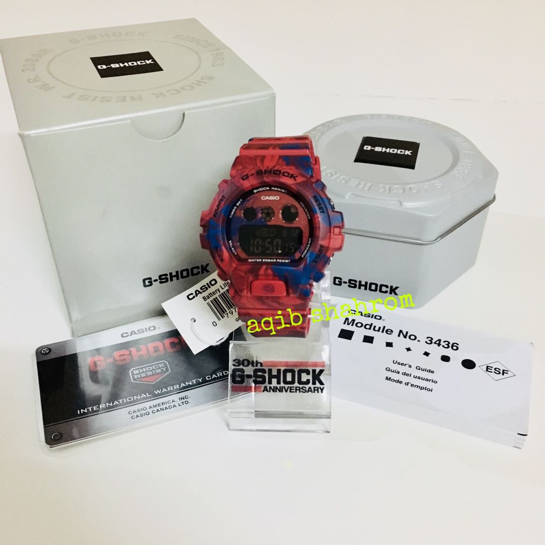 G Shock GMD S6900 Floral Merah Women s Fashion Watches