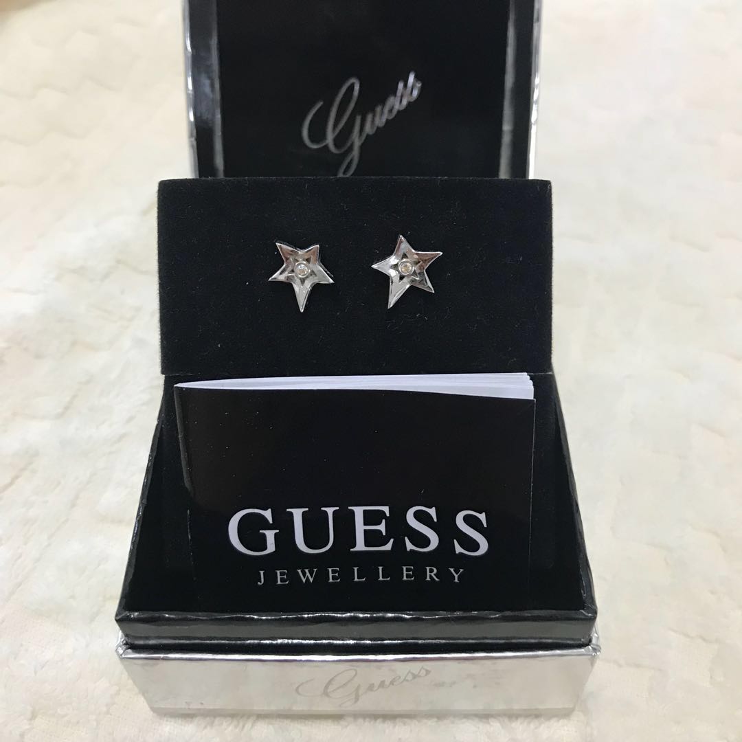Guess best sale star earrings