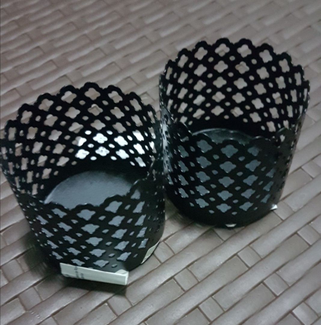 H&M Candle Holders (Category: Towels, Napkins & Holders) located in Makati City. Submitted by fiestypam (Listing ID 171608187, Image 1). Description: Bundle sale for both. Impulse purchase at H&M. Brand new. Still has its stickers, prices on each. Just kept in the glass cabinet..