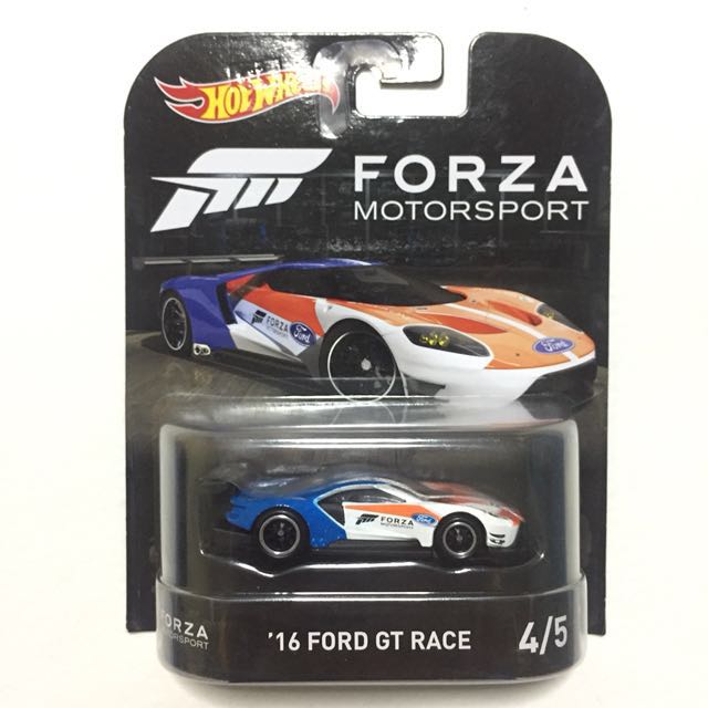 Hot wheels 16 top ford gt race