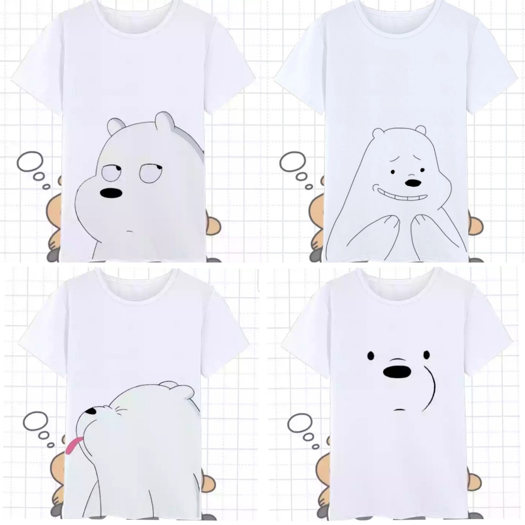 Ice Bear We Bare Bears T Shirt Women S Fashion Clothes Tops On Carousell
