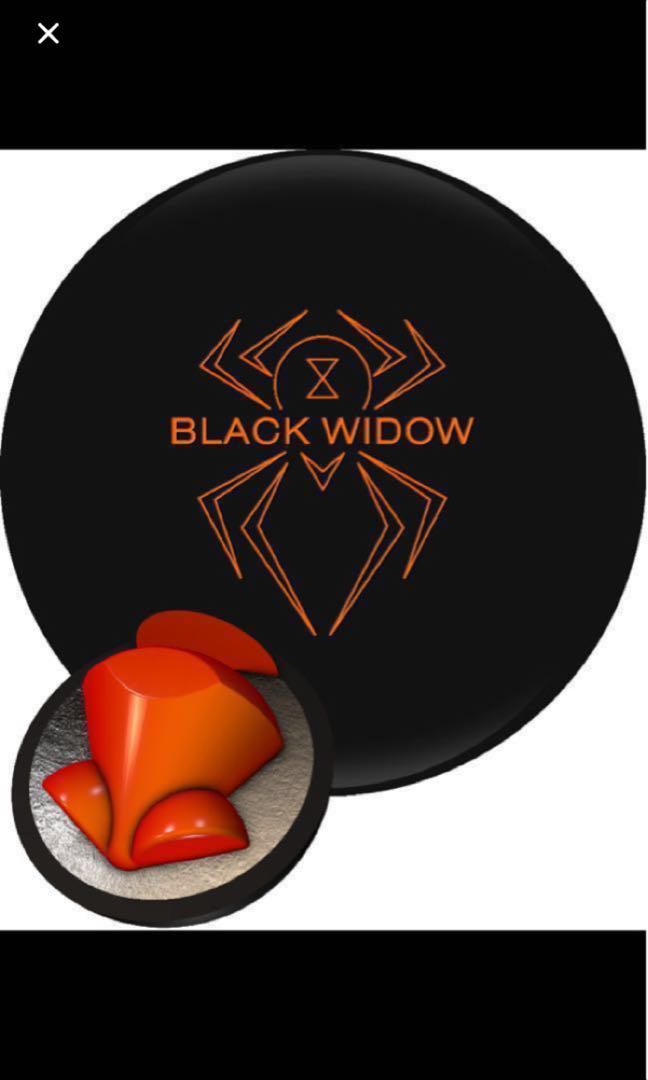 Instilled Hammer Black Widow Urethane bowling ball, Sports Equipment