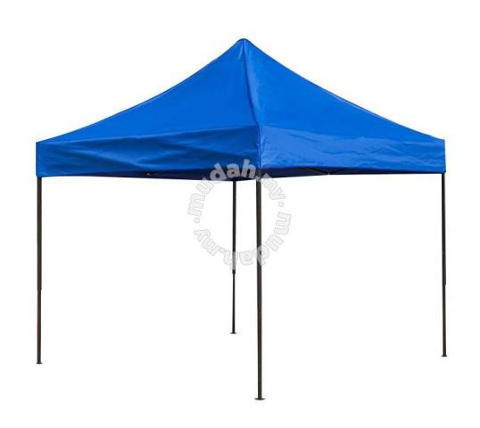 khemah warna biru pakai sekali sahaja. percuma mentol mcm dalam gambar