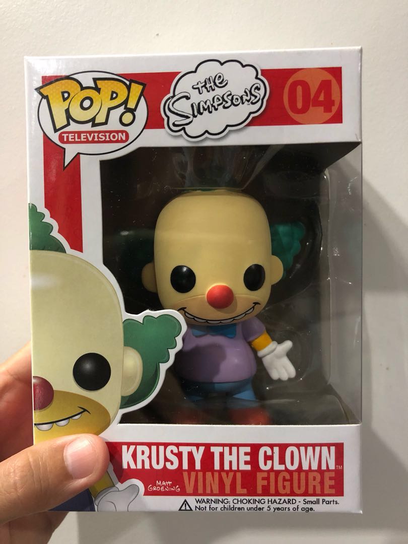 Krusty the clown funko pop, Hobbies & Toys, Toys & Games on Carousell