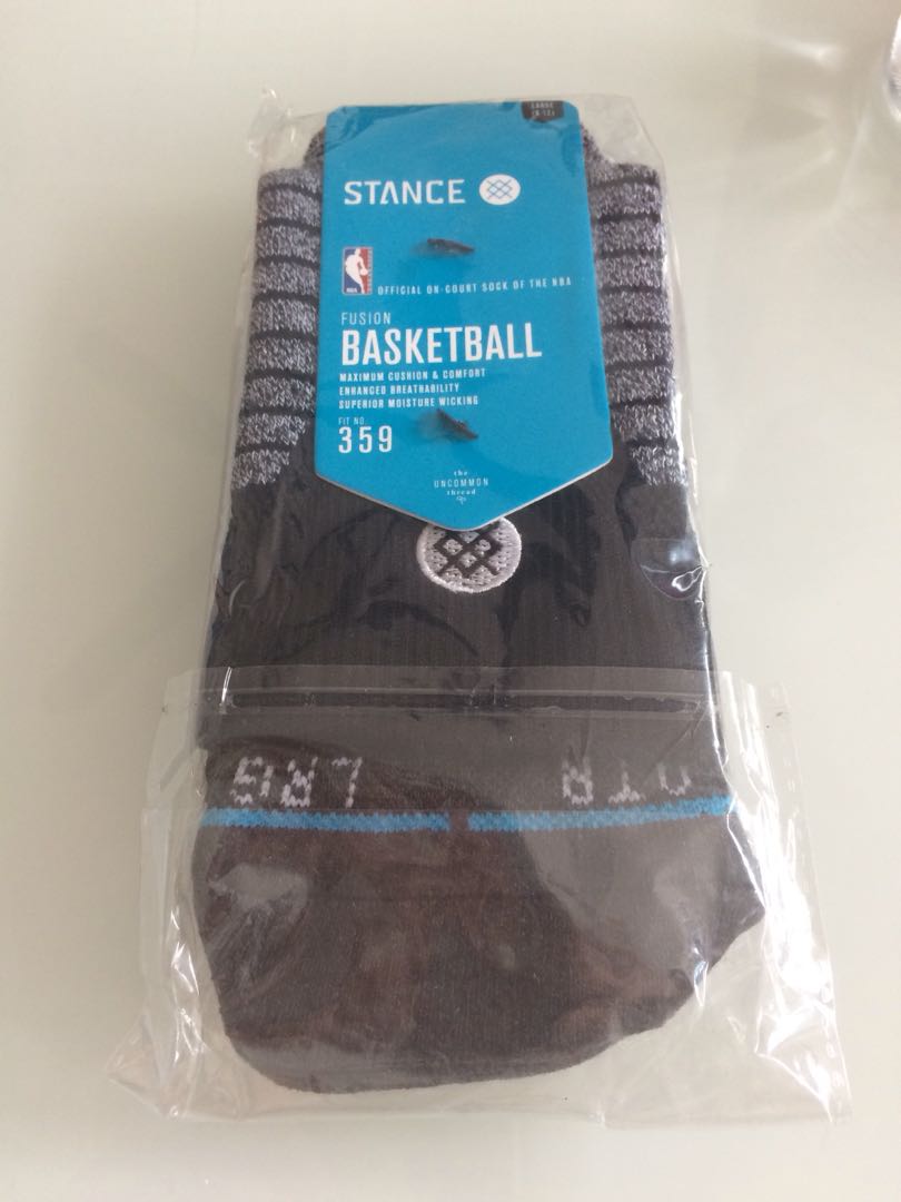 Limited Time Sale Stance Mid Cut Black Nba Basketball Socks
