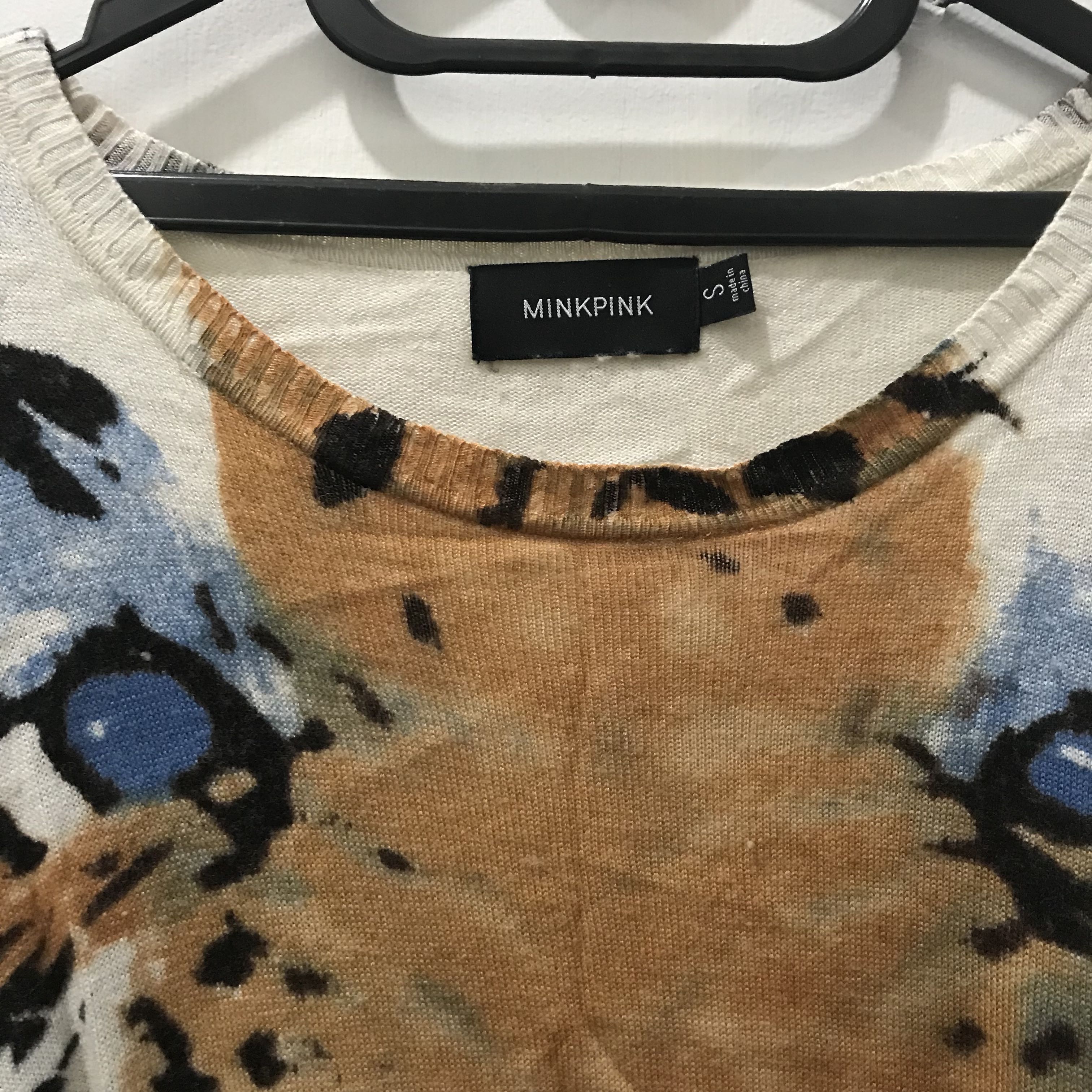 Minkpink tiger sweater top