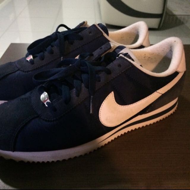 mens nike cortez navy blue