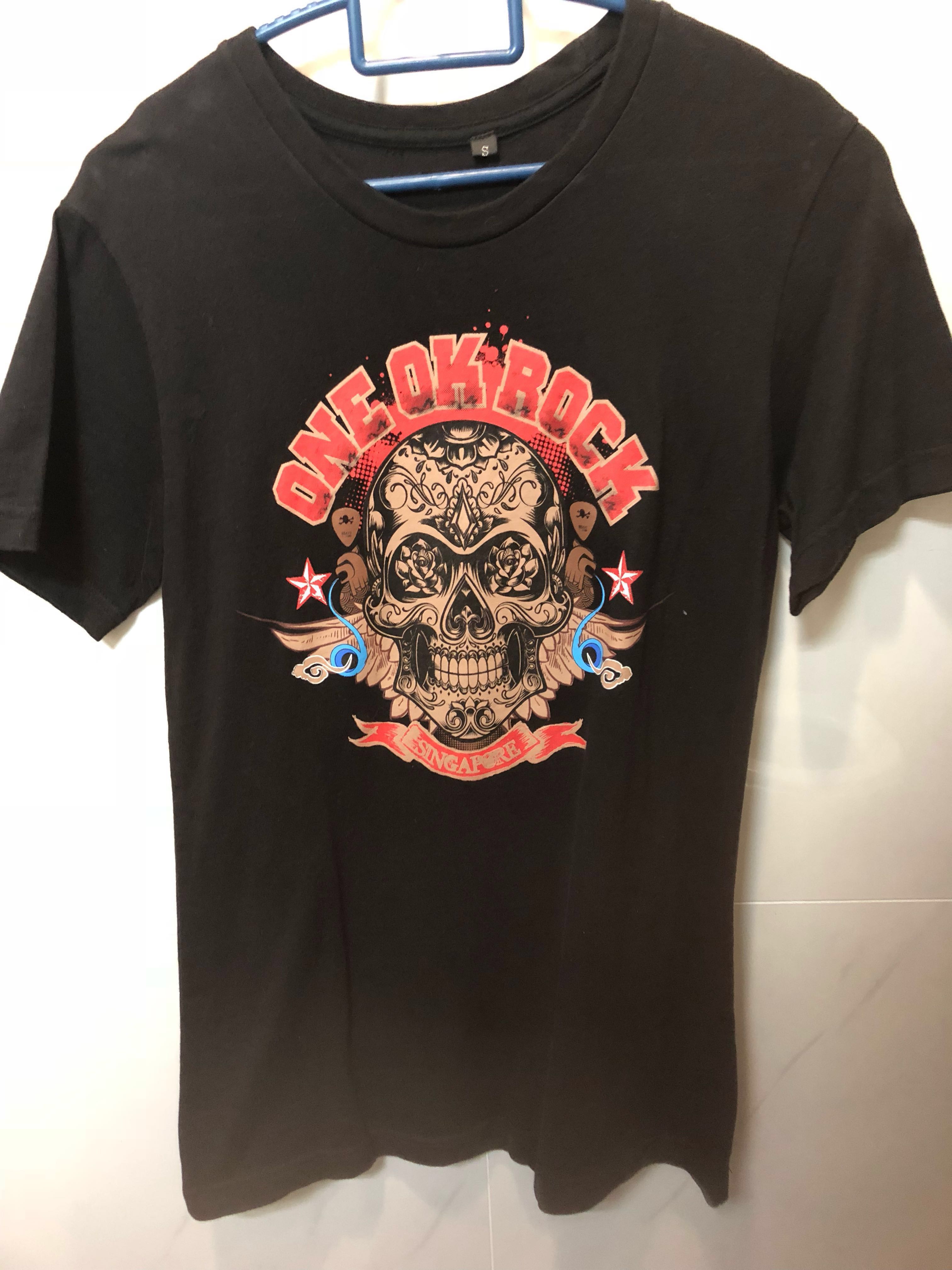 One Ok Rock Shirt Start Walking The World Tour Singapore 12 Entertainment J Pop On Carousell