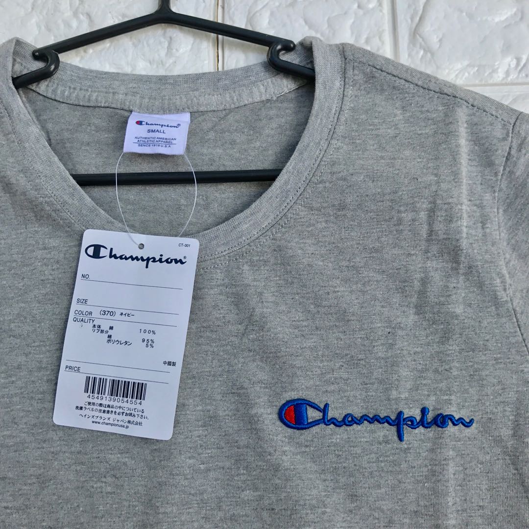 Original Champion Gray Shirt Women s Fashion Tops Shirts on