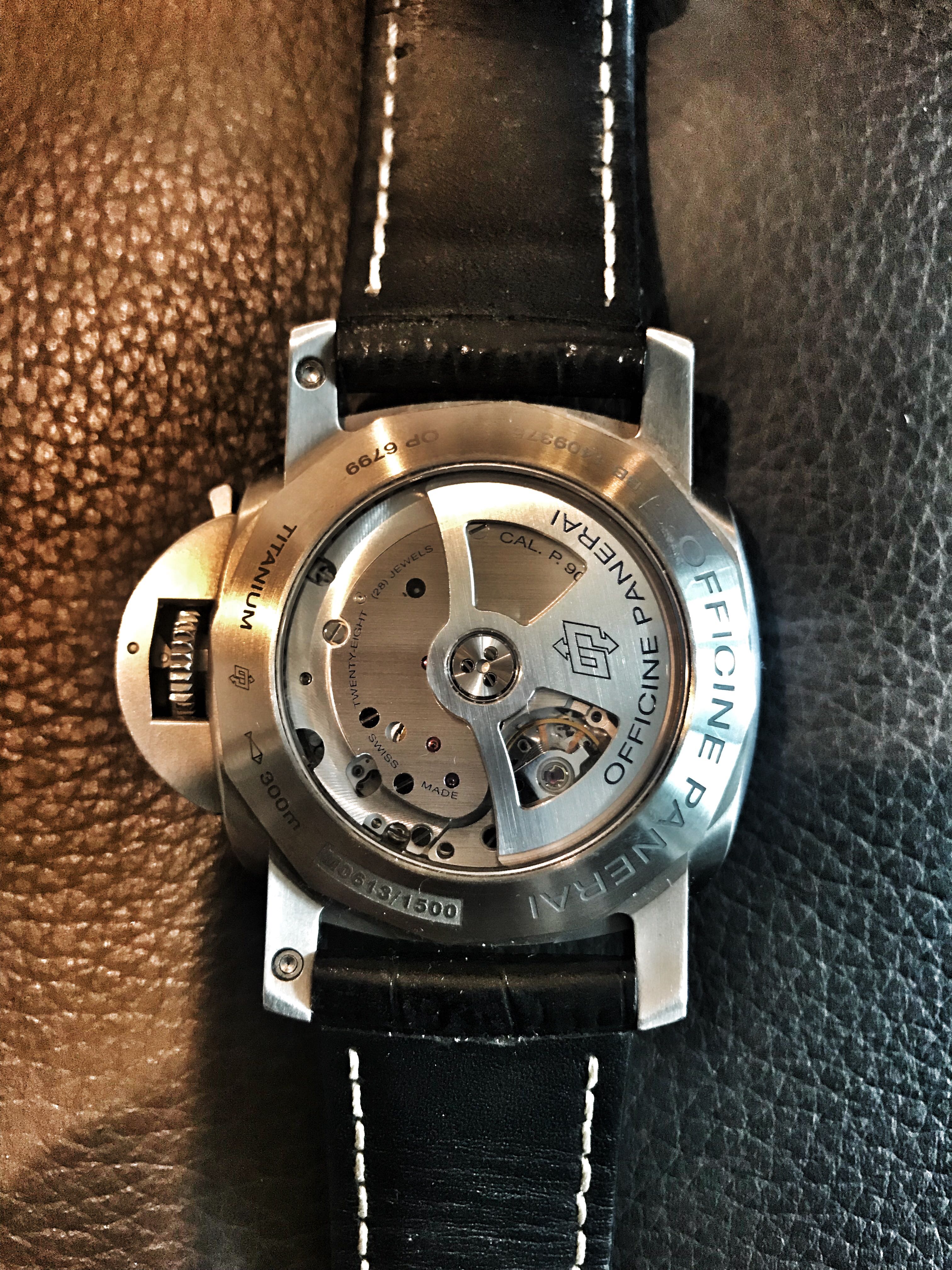Pam 351 Panerai luminor marina tobacco dial titanium Luxury Watches on Carousell
