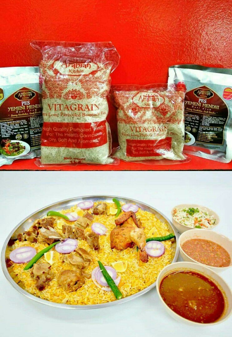 Pes Nasi Arab Yemeni Mendhi Keluaran Arabian Kitchen Food Drinks Instant Food On Carousell