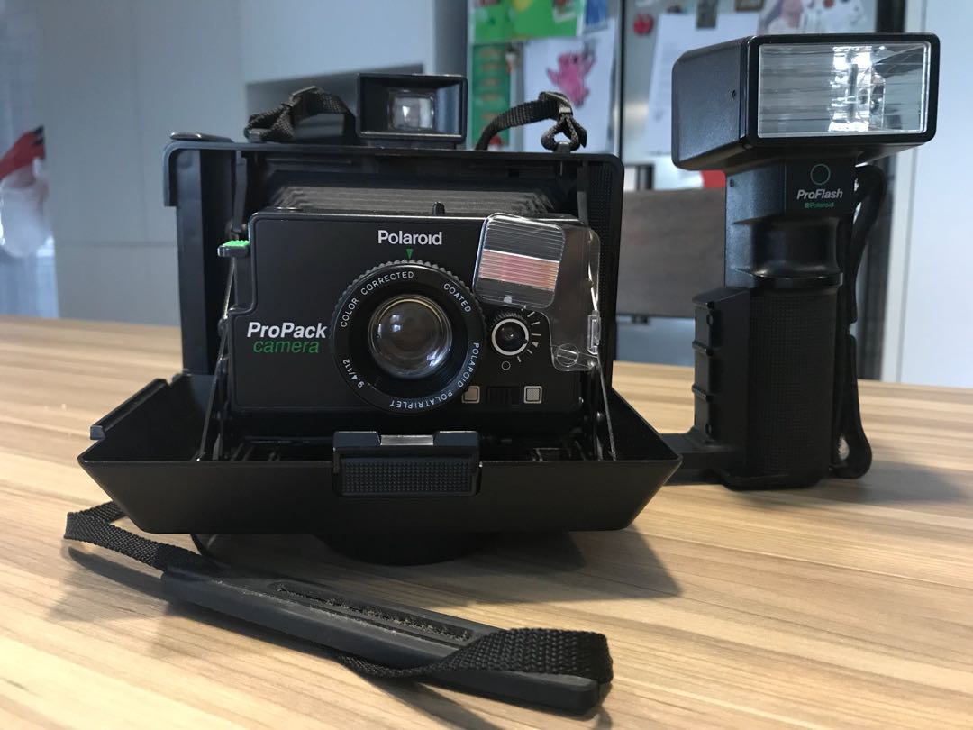 Polaroid NEW Original ProPack Instant Photo Camera & Manual Vintage Rare Unused 
