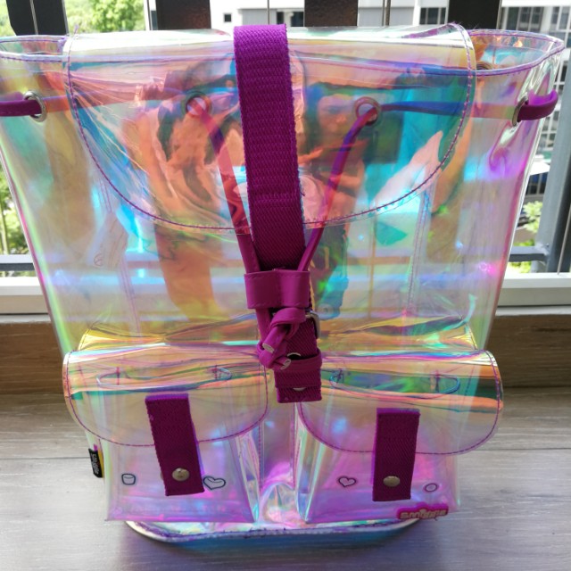 smiggle transparent bag