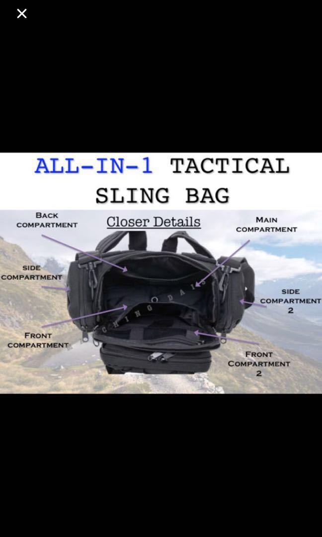 TACTICAL SLING POUCH BAG, Everything Else on Carousell