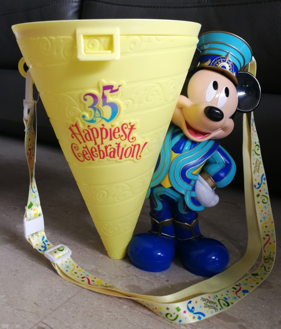 Tokyo Disney Resort 35th Anniversary Limited Vacation Package Popcorn Bucket F//S