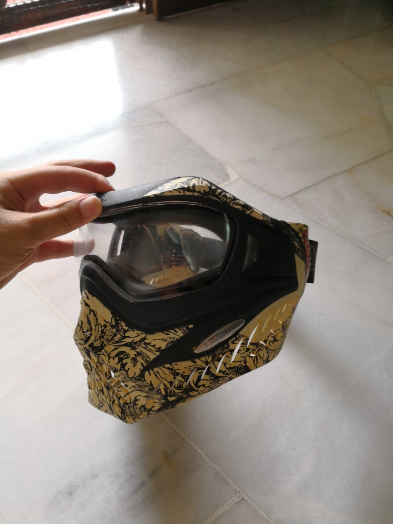 V force paintball mask, Sports Equipment, Sports & Games, Racket & Ball