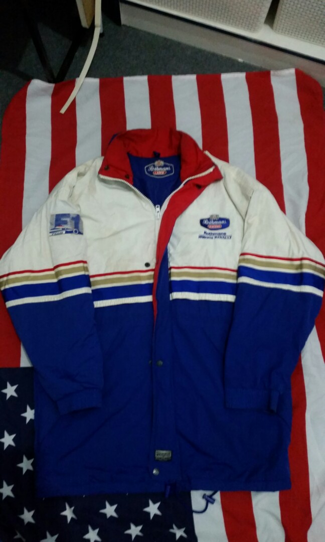 Vintage Rothmans F1 William Renault Jacket Men S Fashion Clothes On Carousell