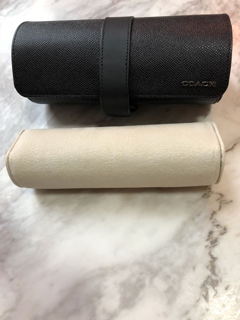 Coach watch travel hot sale case
