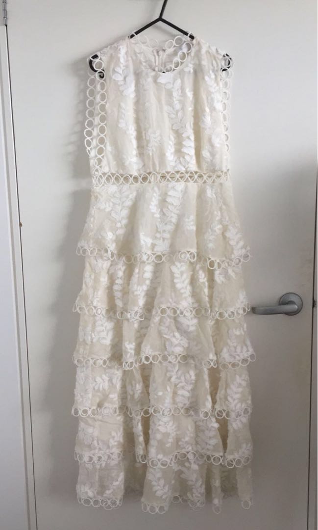 Zimmermann winsome tier vine dress on sale