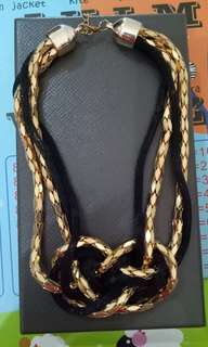 GoldBlack Ring Necklaces