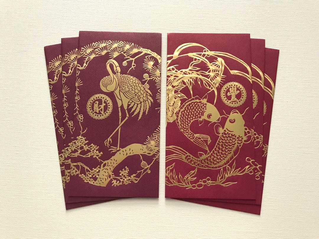 6pcs Hsbc Premier Red Packet Ang Pow Pao Design Craft Others On Carousell