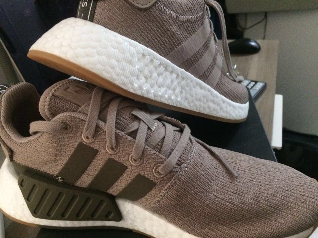 Adidas NMD R2 beige UK6 US6.5 Men s Fashion Footwear Dress Shoes on Carousell