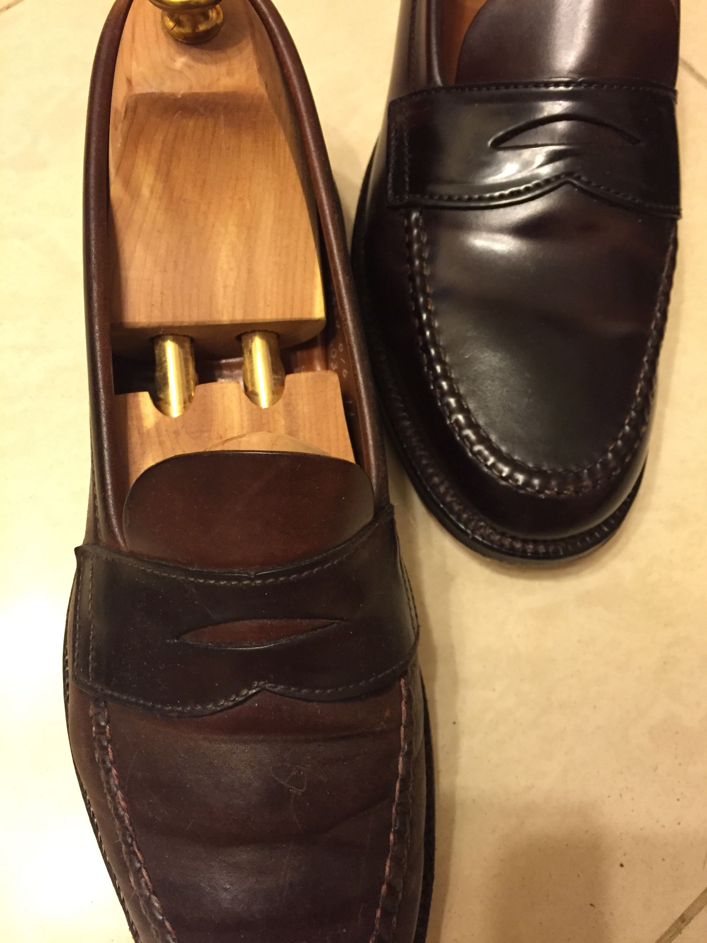 最安販売中 Brooks Brothers unlined loafer 26.5cm - 靴